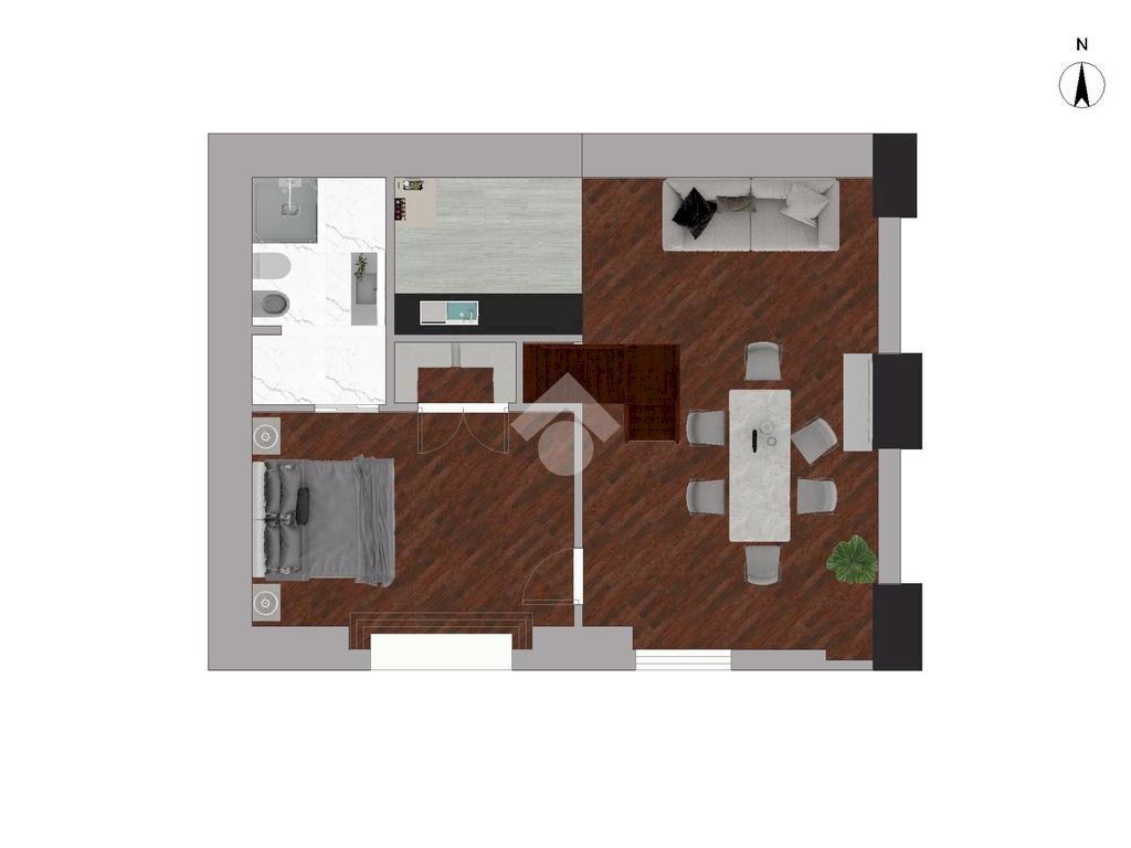 Loft Via Ascanio Sforza, Milano - planimetria 1