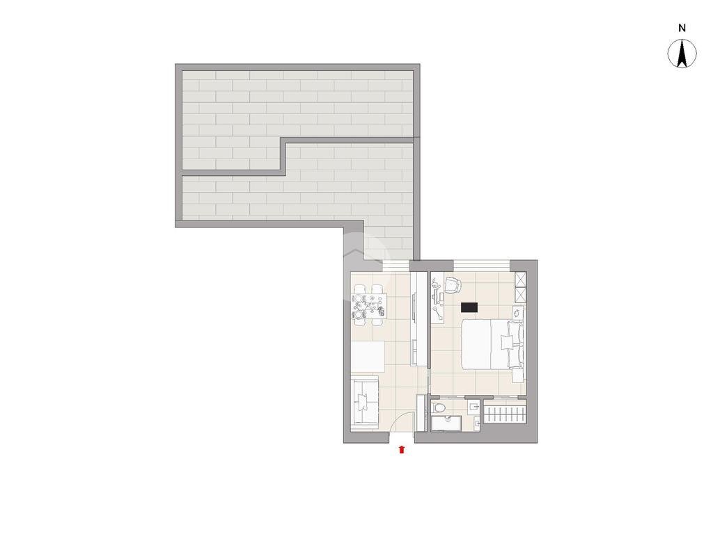 Three-room apartment Via Remo La Valle, Milano (neighborhood Giambellino) - floor plans 1