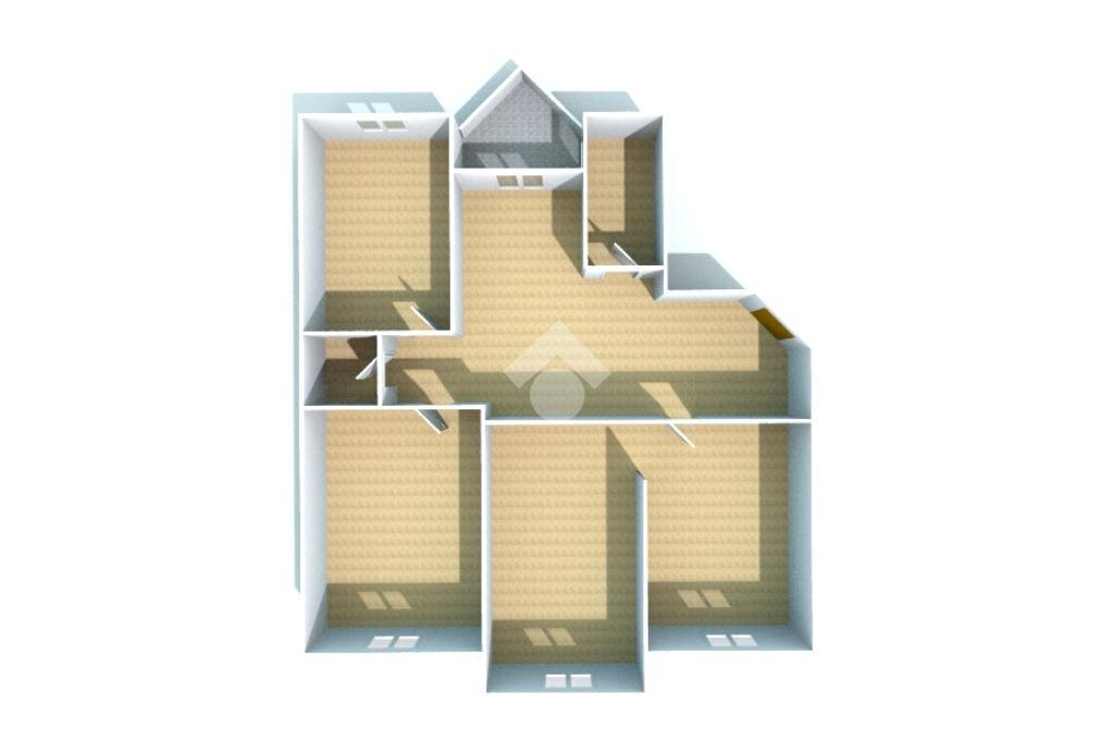 Apartment Vicolo Goito, Asti - floor plans 1