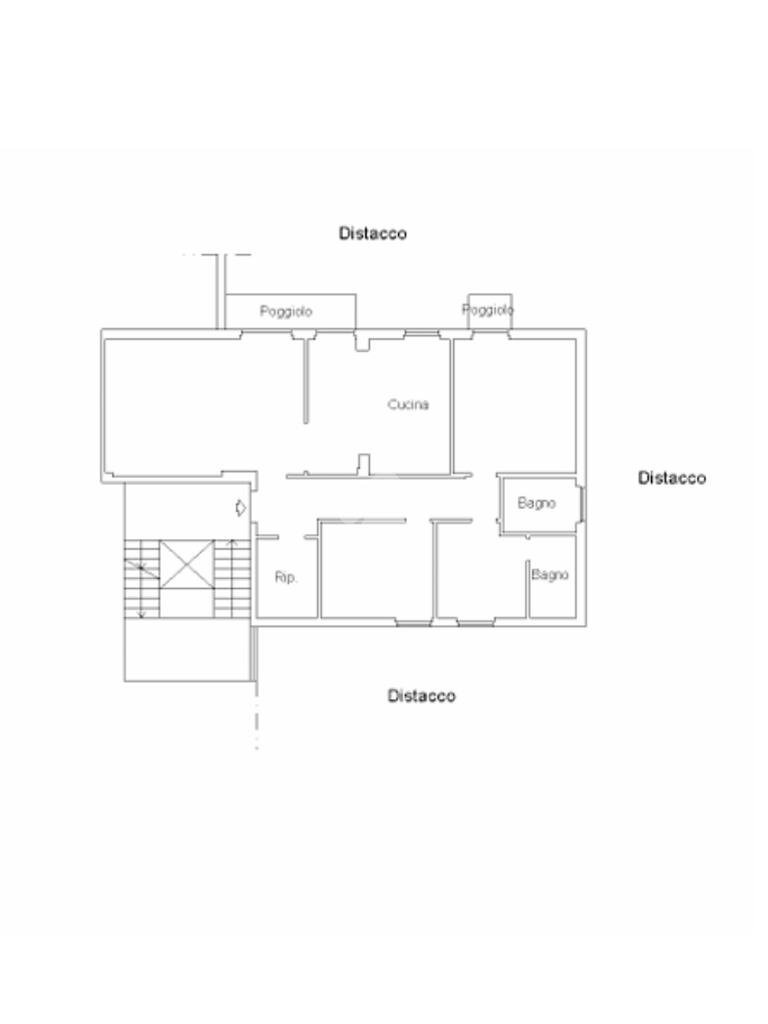 Appartamento Via Eleonora Duse, Genova (zona Sturla) - planimetria 1