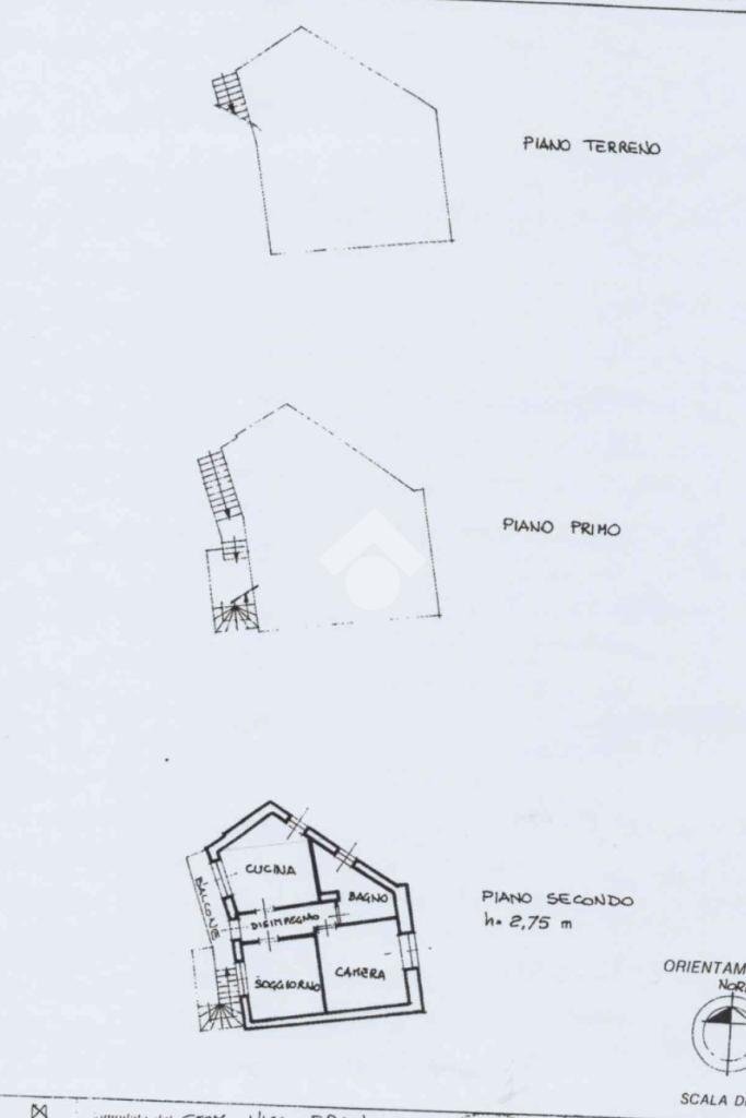 Semi-detached house Vicolo Rigollet, Chatillon - floor plans 1