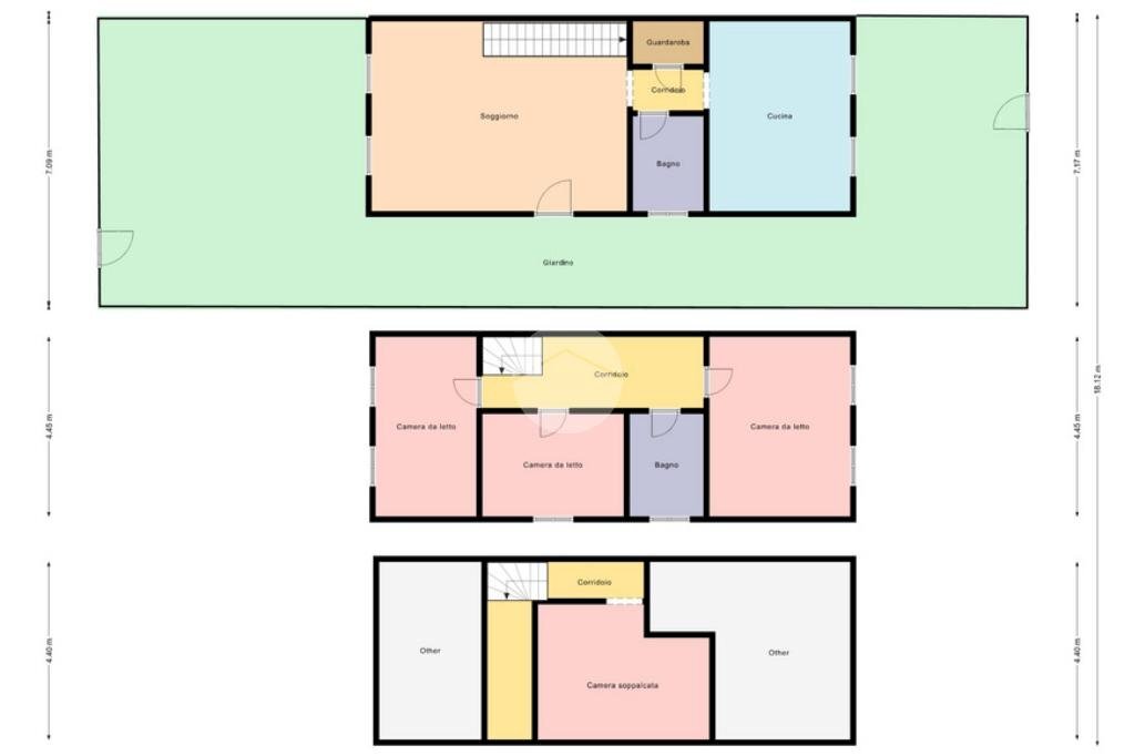 Villa a Schiera via cascina la fornace, Peschiera Borromeo - planimetria 1