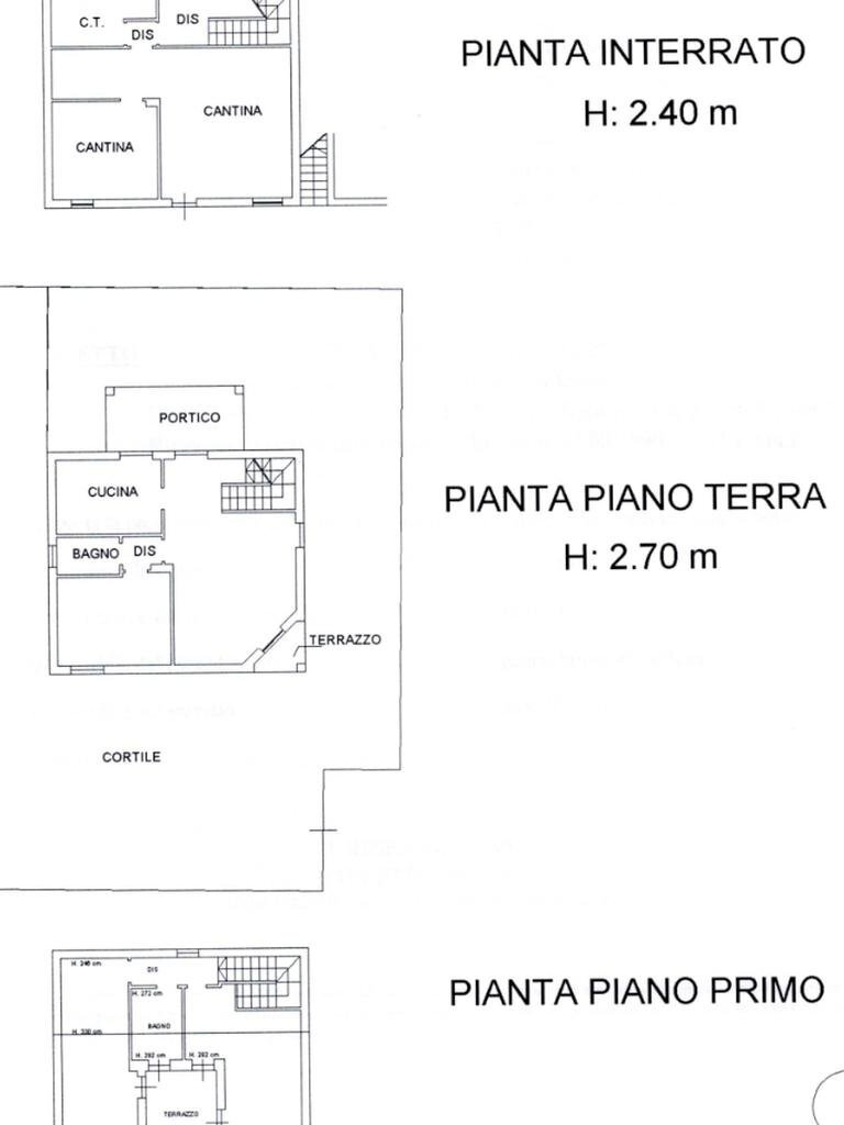 Villa Via schiappina, Divignano - planimetria 1