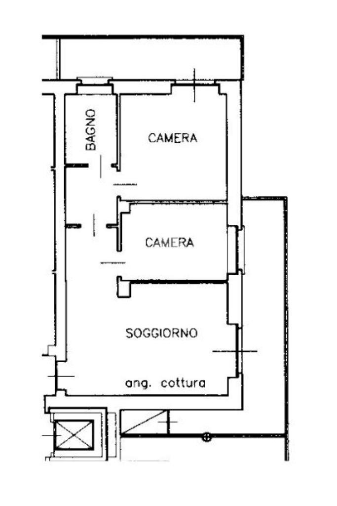 Three-room apartment Corso martin luther king, Grugliasco - floor plans 1