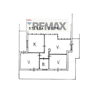 Pianta 2D - Three-room apartment Via Nuova
 
45, Valverde - floor plans 1