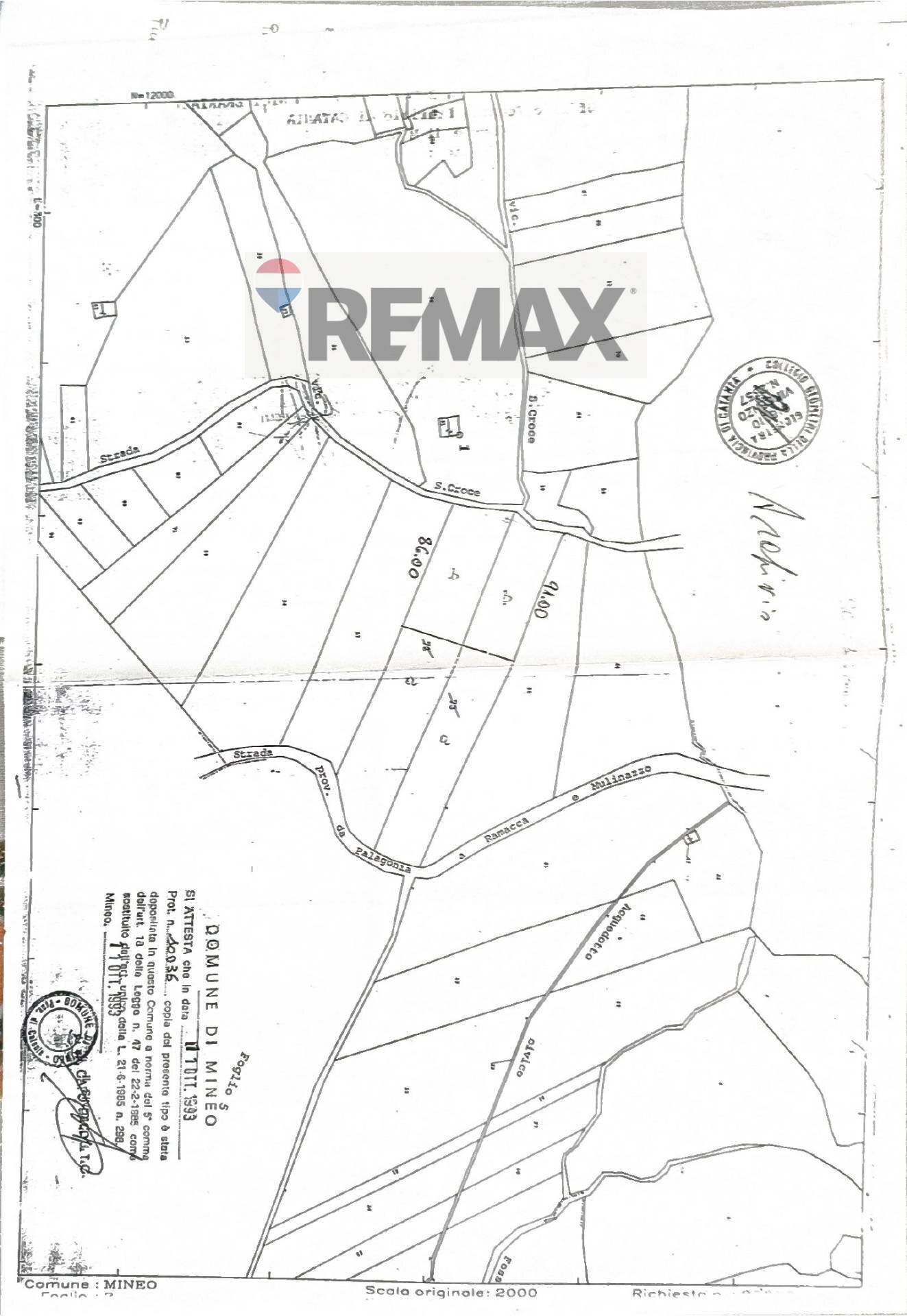 Pianta 2D - Agricultural land Via Pietro Nenni, Ramacca - floor plans 1