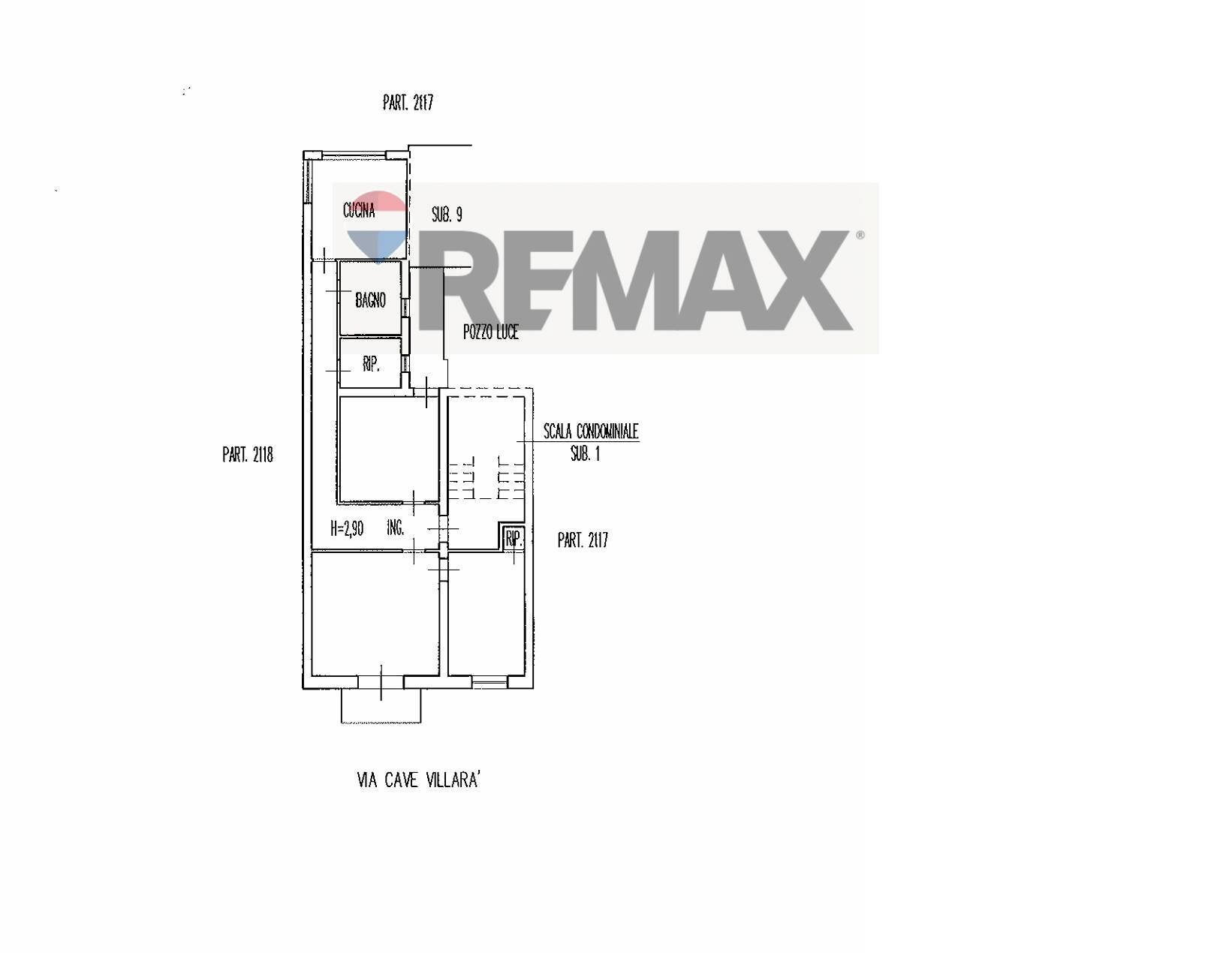 Pianta 2D - Three-room apartment Via Cave Villara'
 
33, Catania - floor plans 1