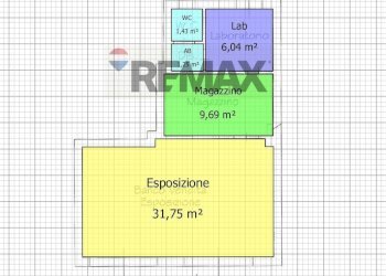 Pianta 2D - Commercial Premises Via Tommaseo
 
54, Cagliari - photo 7