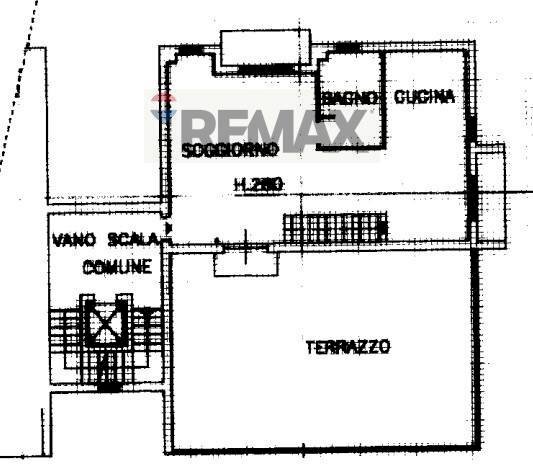 Pianta 2D - Attico Via Piave
 
23, Salsomaggiore Terme - planimetria 1