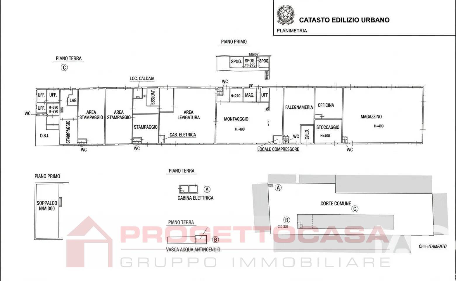 Foto 16 - Capannone Via Cadimarco
 
16, Fiesse - planimetria 1