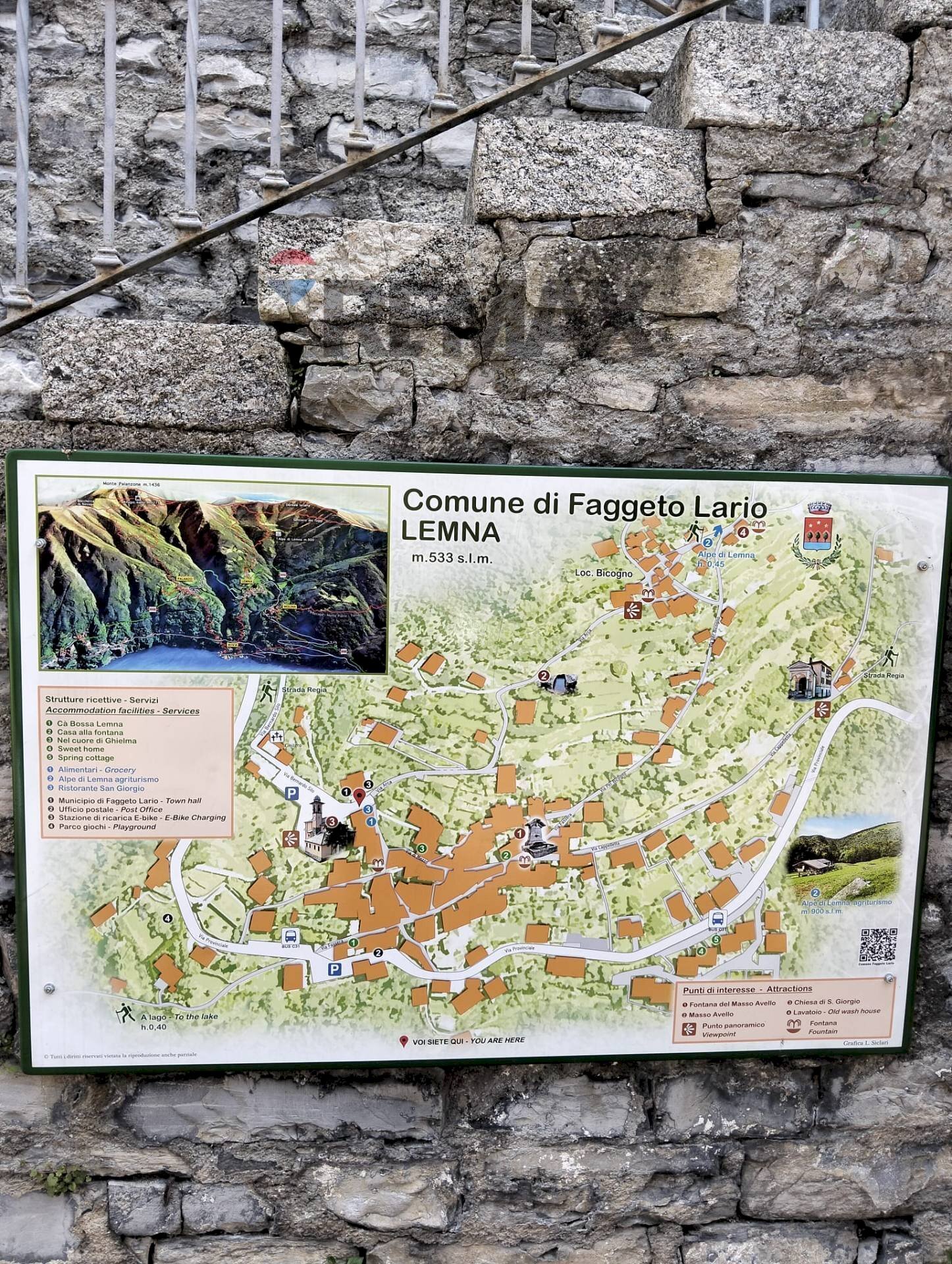 Posizione della mappa - Casa semi indipendente Via Per Bicogno
 
14, Faggeto Lario - foto 2