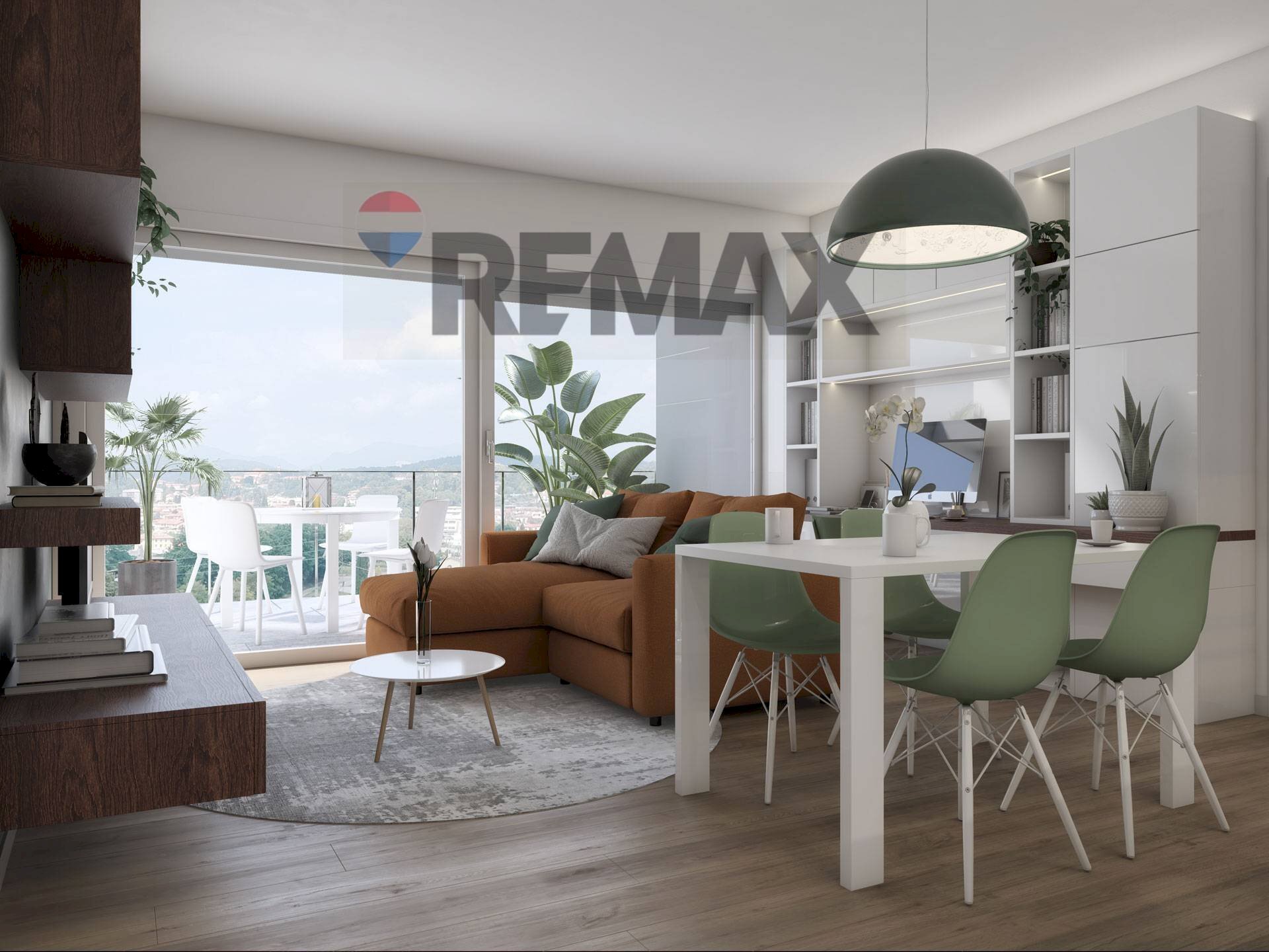 Sala da pranzo - Bilocale via Roma, Montano Lucino - foto 3