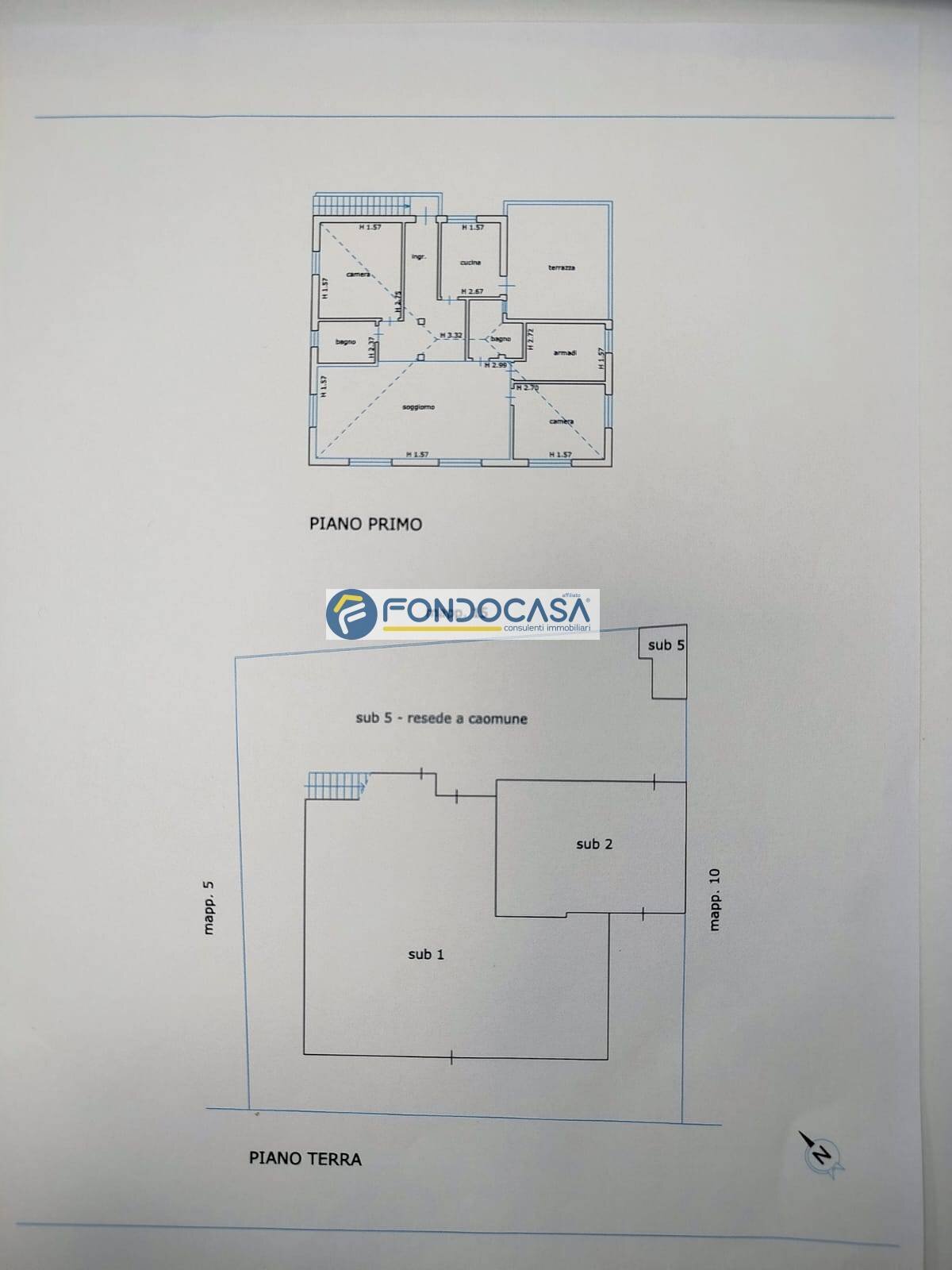 Disegno - Appartamento via ponchielli, Forte dei Marmi - planimetria 1