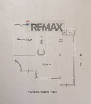 Pianta 2D - Commercial Premises Via Conte Agostino Pepoli
 
31, Trapani - floor plans 1
