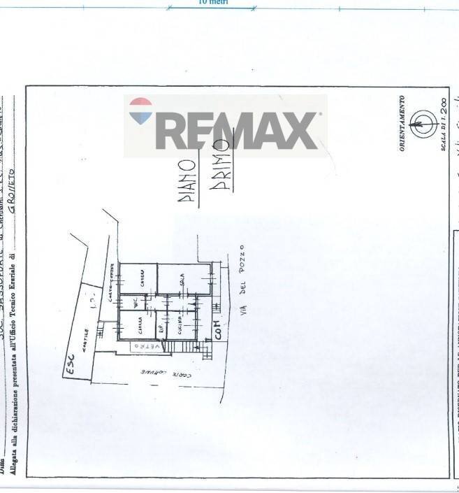 Pianta 2D - Villa a Schiera VIA DELL'ORFANOTROFIO
 
72, Roccastrada - planimetria 1