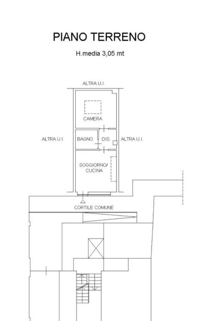Two-room apartment via Nicomede Bianchi, 28, Torino (neighborhood Parella) - floor plans 1