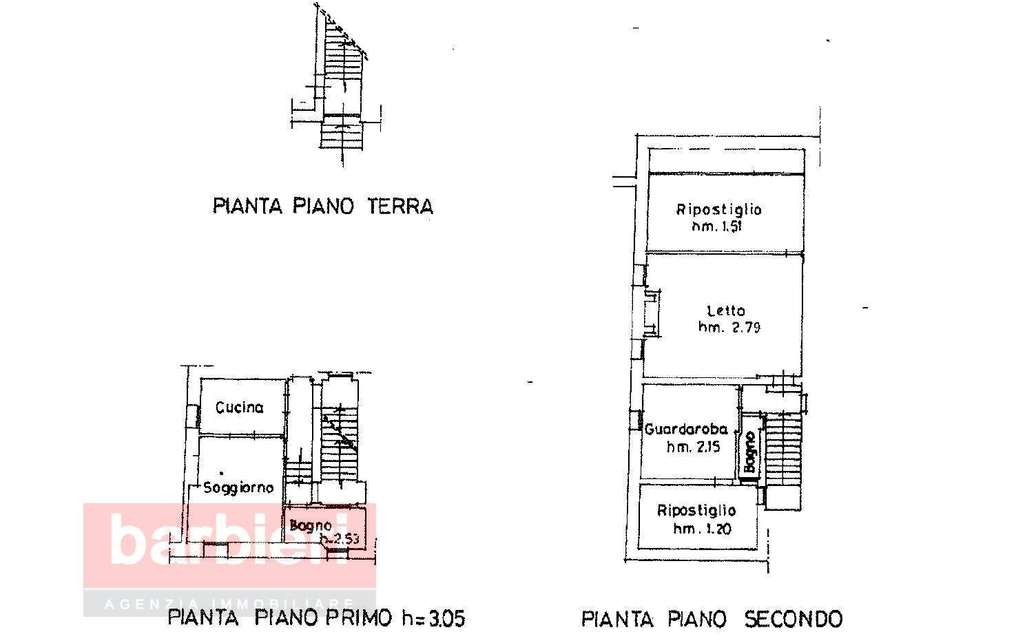 Foto 14 - Three-room apartment via xx settembre
 
189, Cervia - floor plans 1