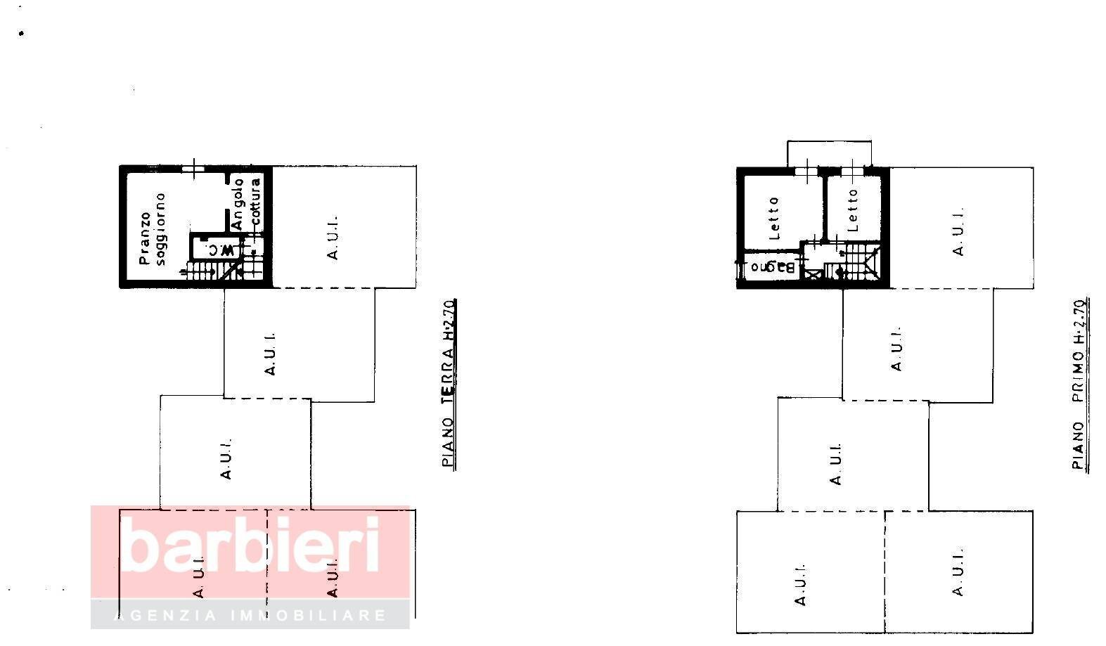 Foto 21 - Terraced Villa viale damiano chiesa
 
10, Cervia - floor plans 1