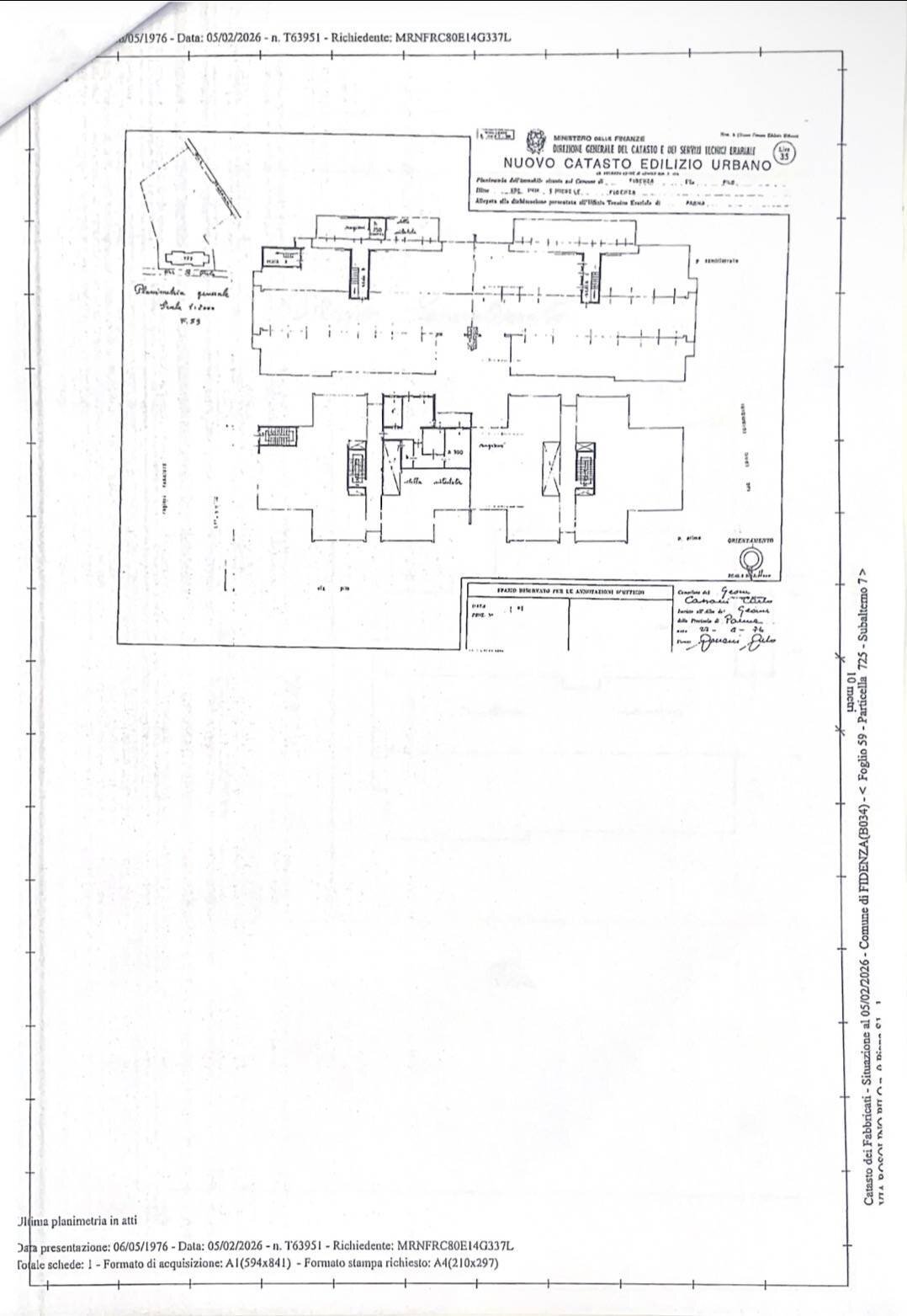 Foto 22 - Three-room apartment via pilo, Fidenza - floor plans 1