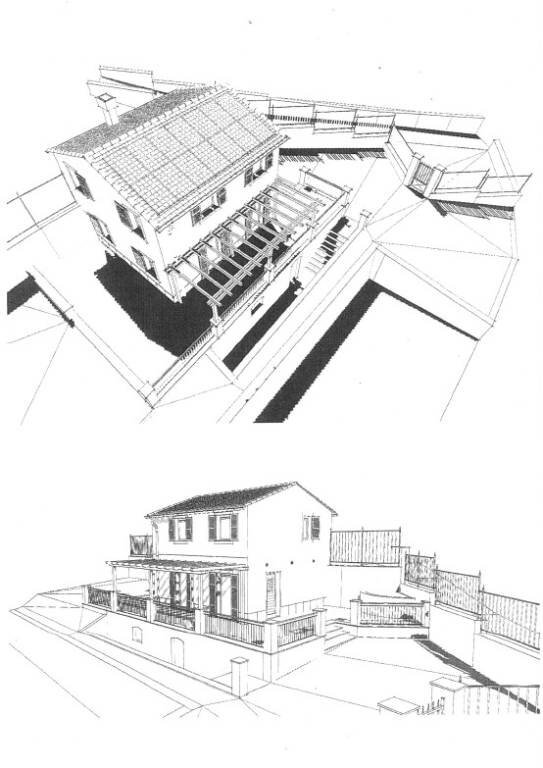 Planimetria - Villa via Costa di Cantalupo, Genova - foto 2