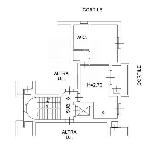 APPARTAMENTO - Two-room apartment Via Camillo Golgi
 
1, Opera - floor plans 1