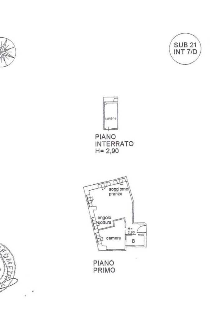 Two-room apartment via della Repubblica, 8, Biella - floor plans 1