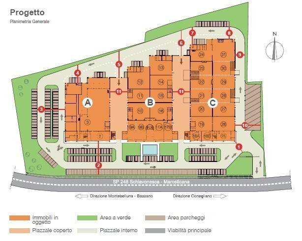 Negozio via Priula, 78, Nervesa della Battaglia - planimetria 1