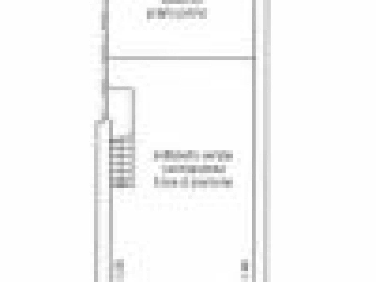 Three-room apartment via F. lli Bandiera, Giussago - floor plans 1