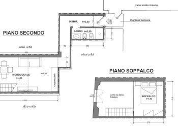 planimetria - Two-room apartment via Santo Stefano, Bologna (neighborhood Centro Storico) - photo 22