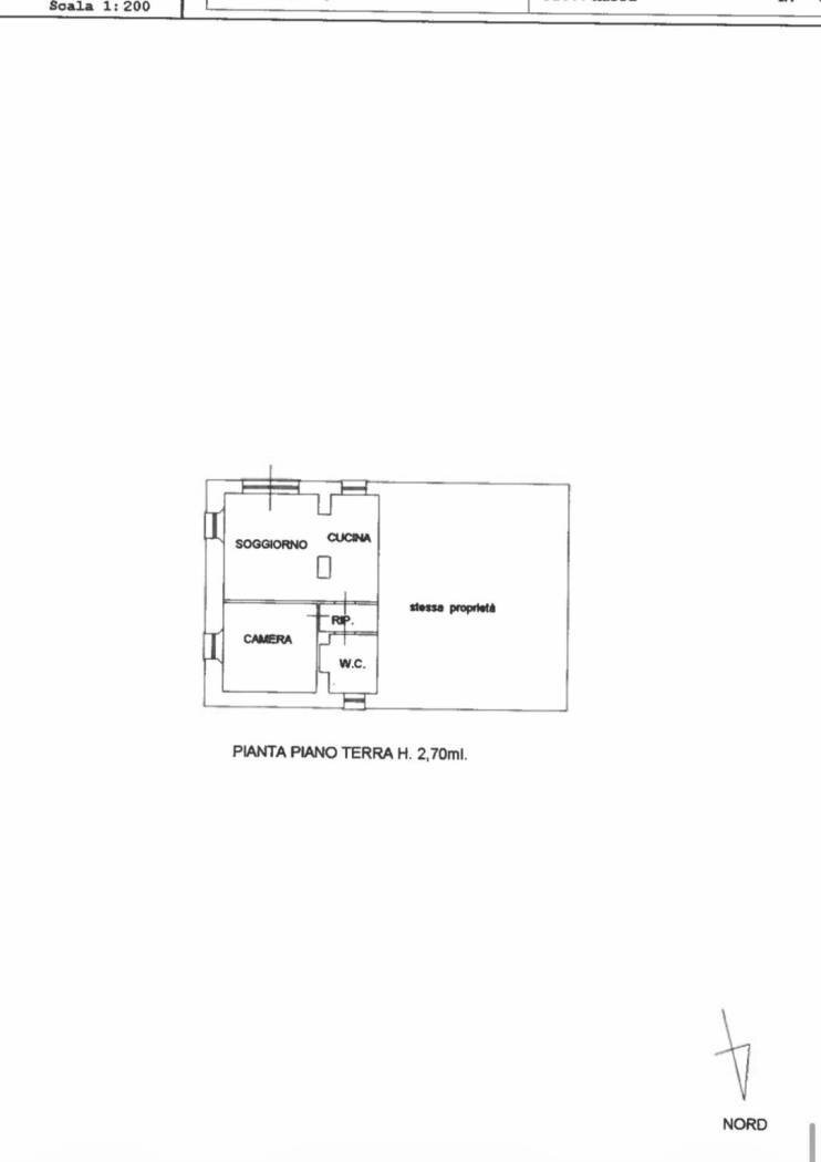Villa via Bardine, Fivizzano - planimetria 1