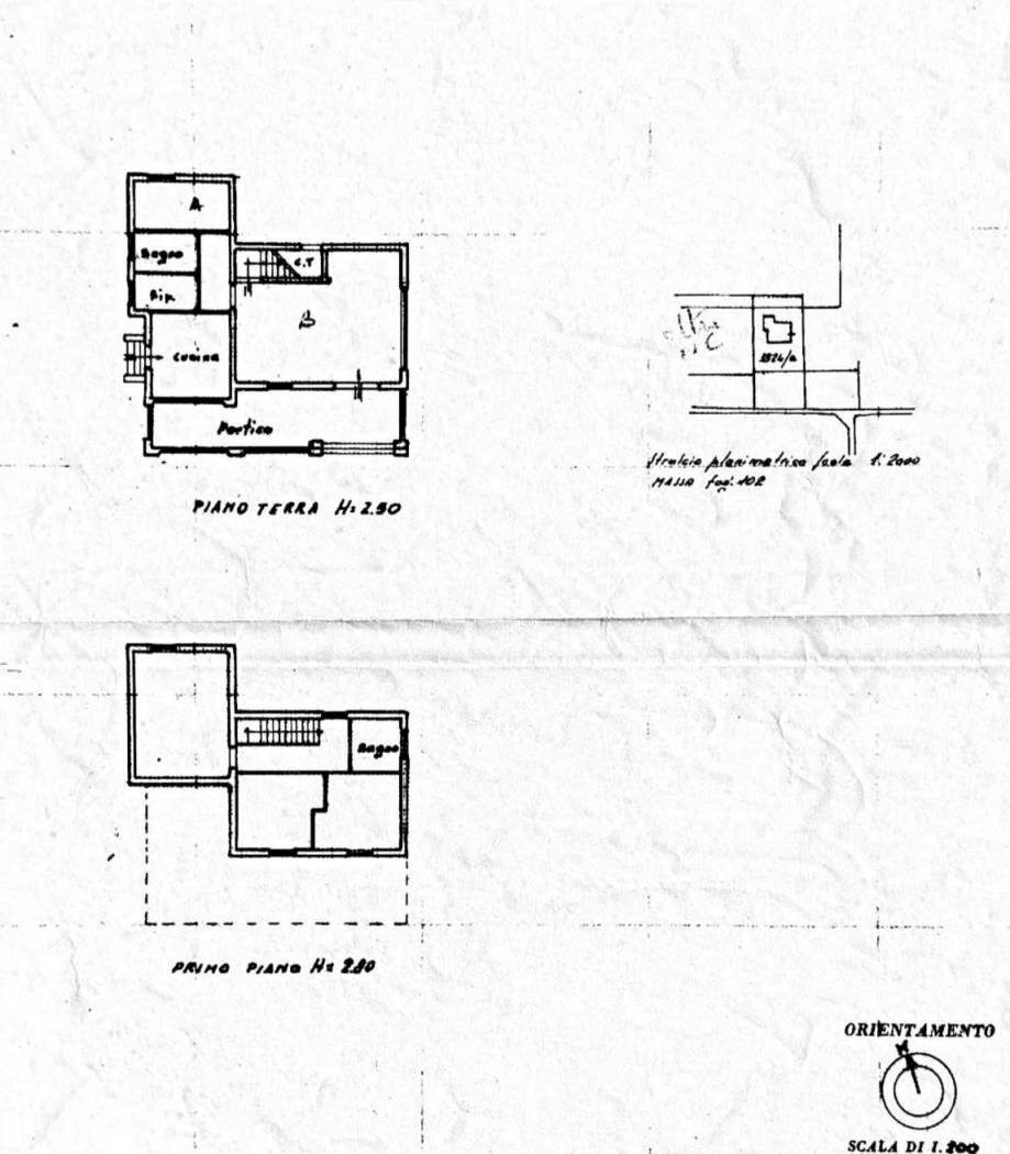 Villa via Poveromo, Massa - floor plans 1