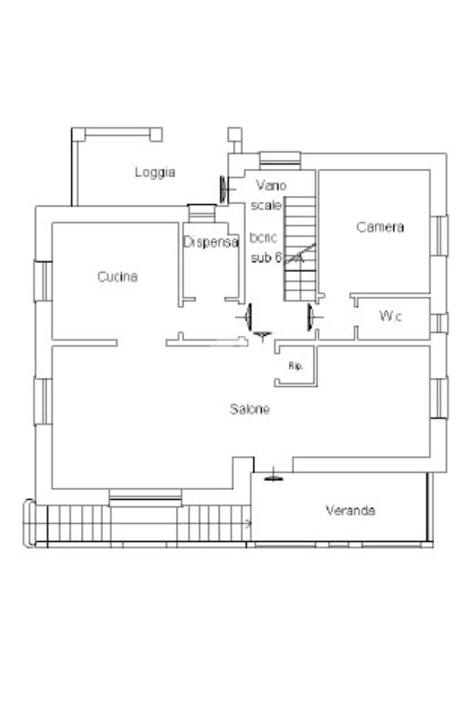 Villa Via alla Vittoria, Mignanego - planimetria 1