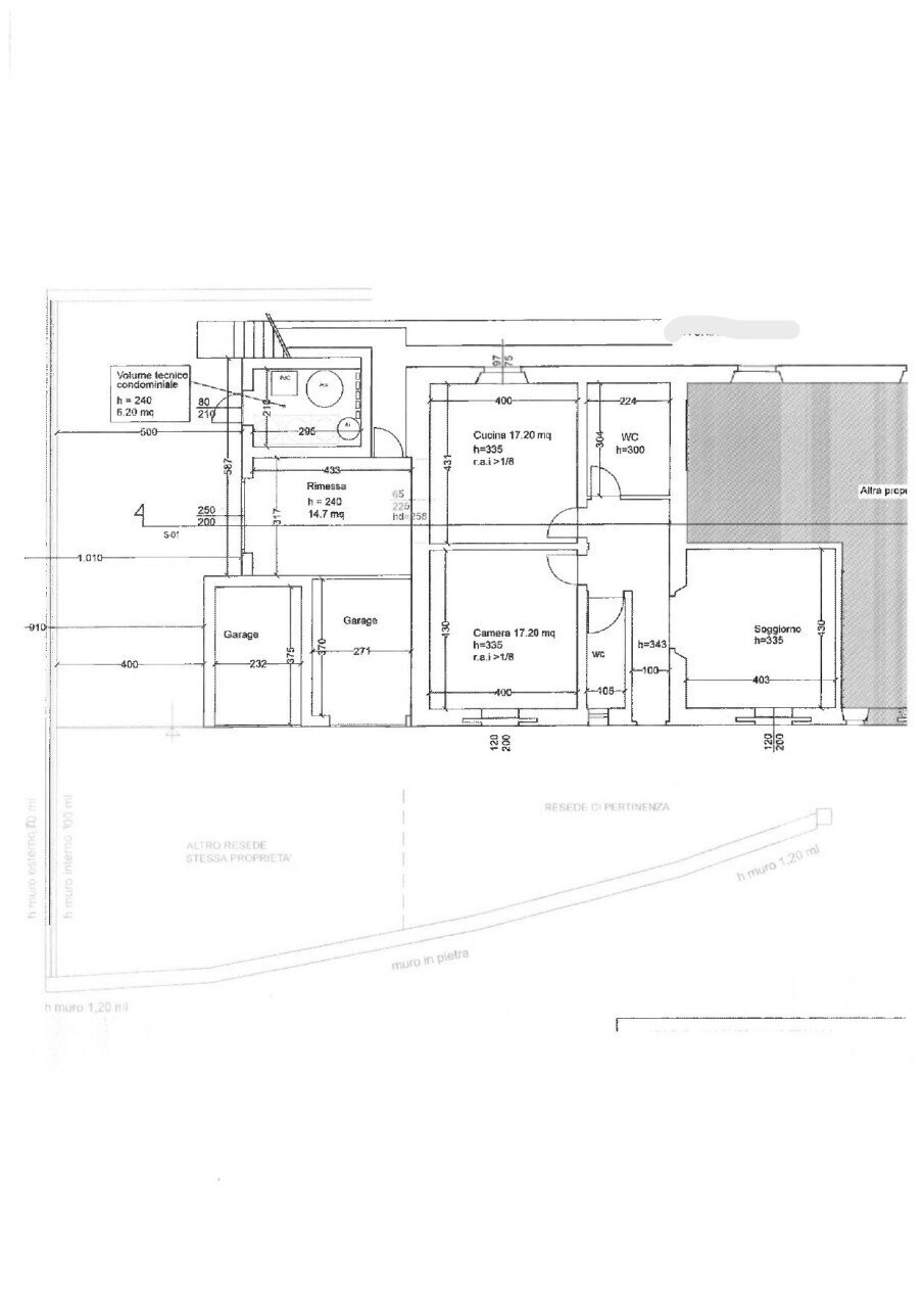 plan a 25096 senza via.jpg - Four-room apartment Via Borgo Bartolini, Bagno a Ripoli - floor plans 1