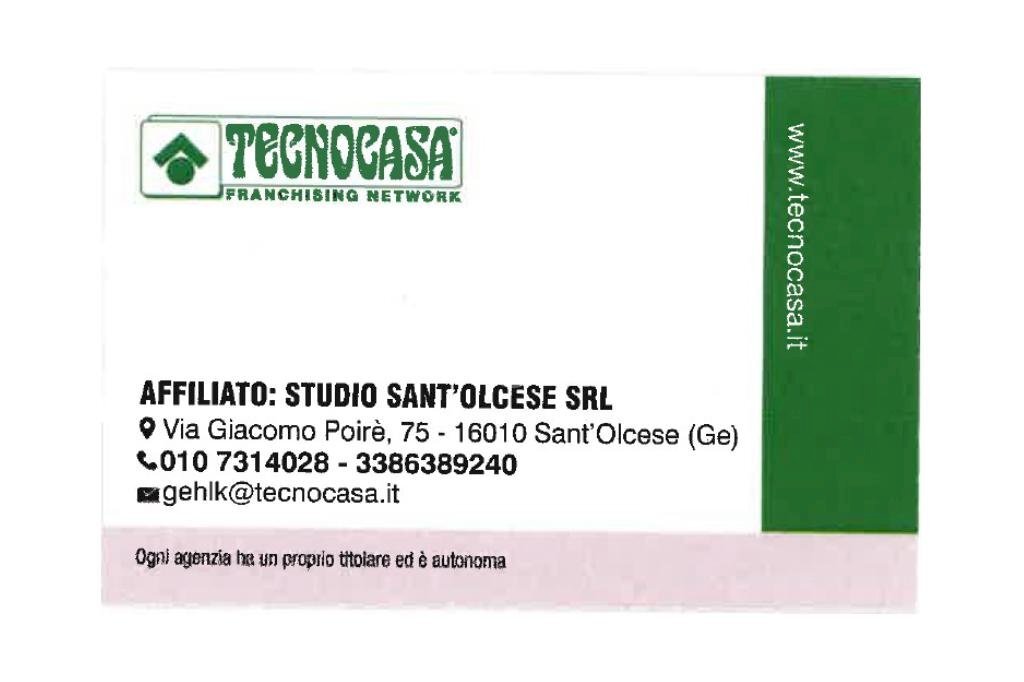 Two-room apartment Salita di pino sottano, Genova (neighborhood Molassana) - floor plans 1