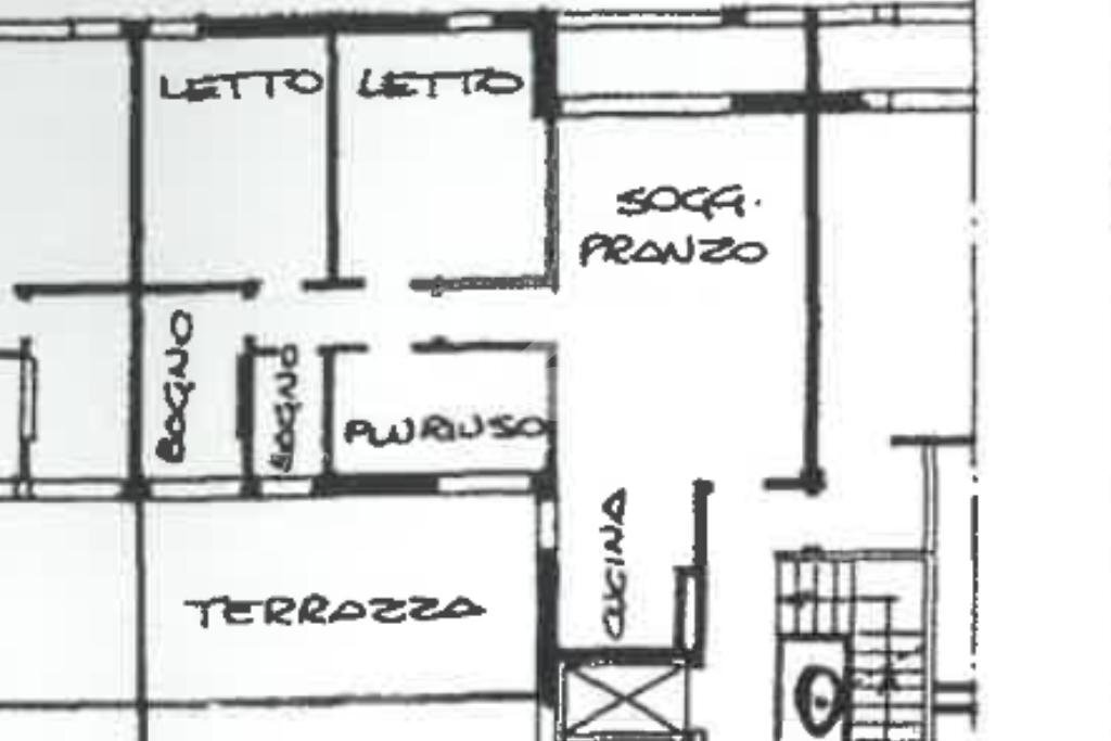 Four-room apartment Via Matteotti, Calderara di Reno - floor plans 1