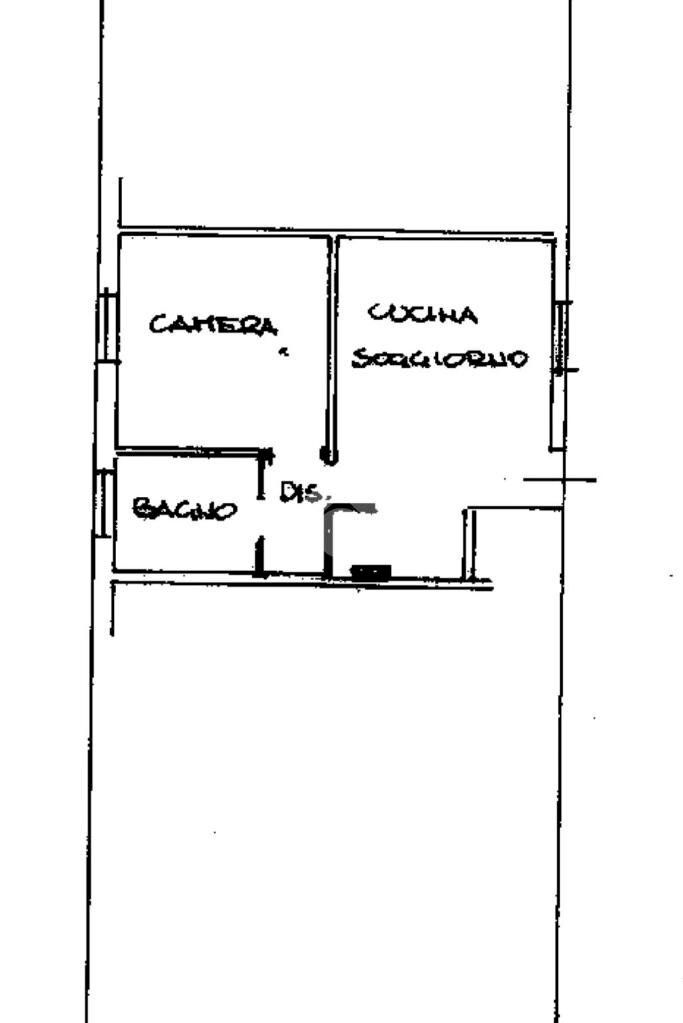 Two-room apartment Via Longarola, Calderara di Reno - floor plans 1