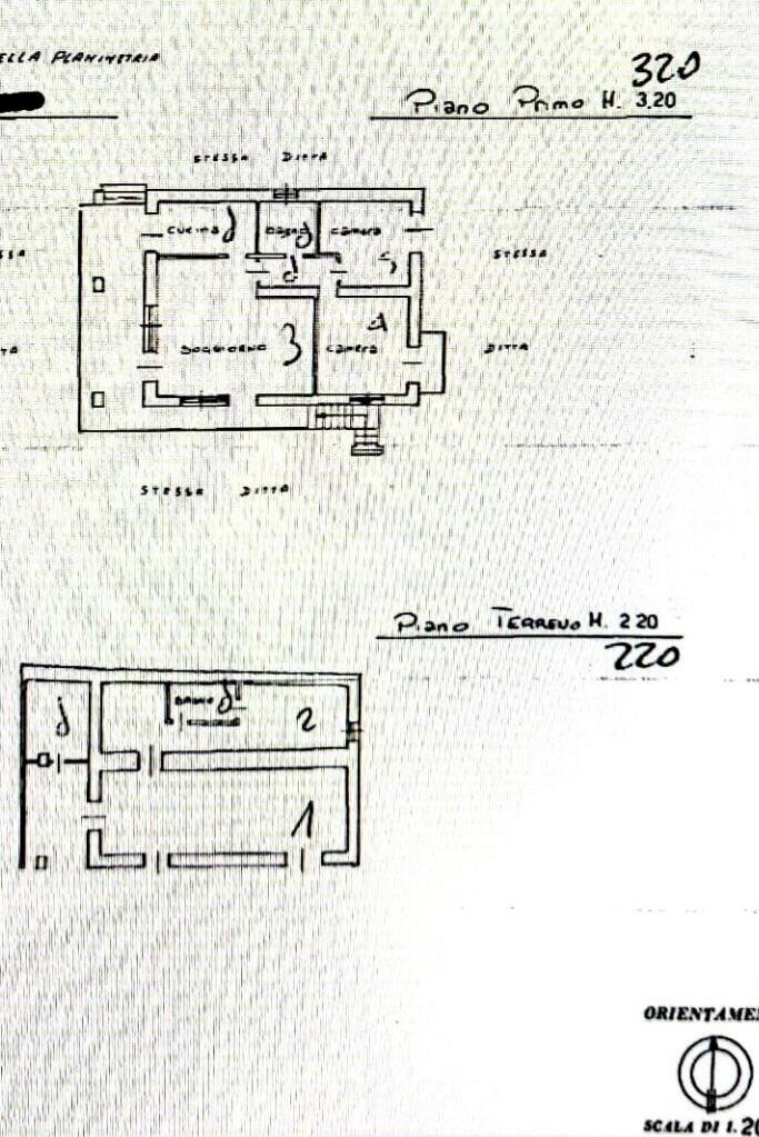 Villa Via Mottera, Chialamberto - floor plans 1