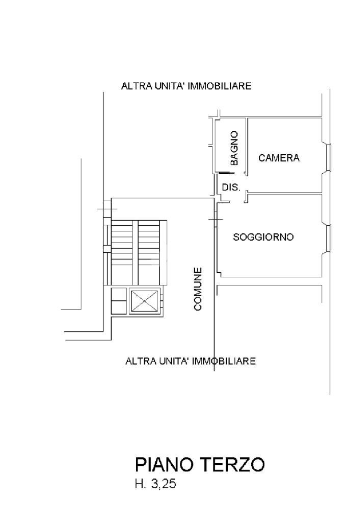 Appartamento via Bonini, Reggio nell'Emilia - planimetria 1