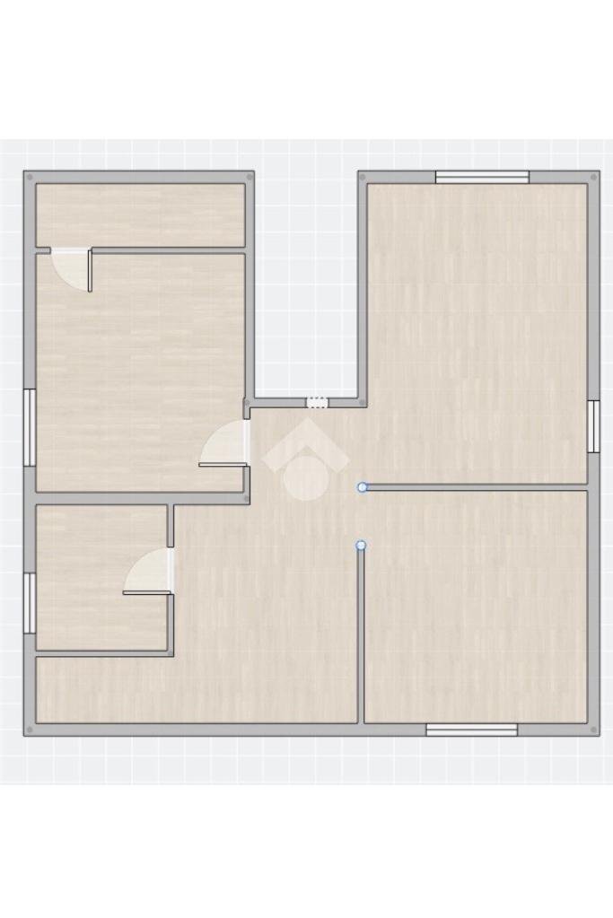 Three-room apartment Via Guido Dorso, Reggio nell'Emilia - floor plans 1