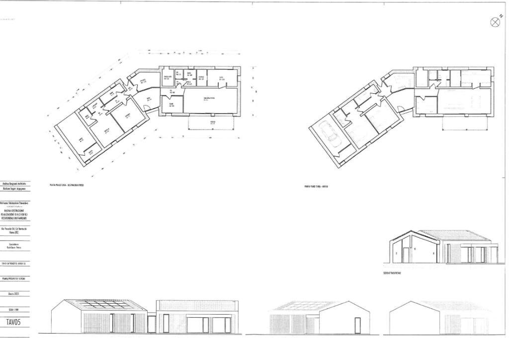 Villa Via Pecorile, Viano - floor plans 1