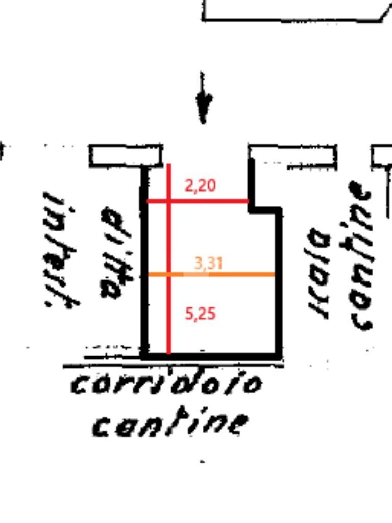 Box Via Viverone, Torino (neighborhood Parella) - floor plans 1