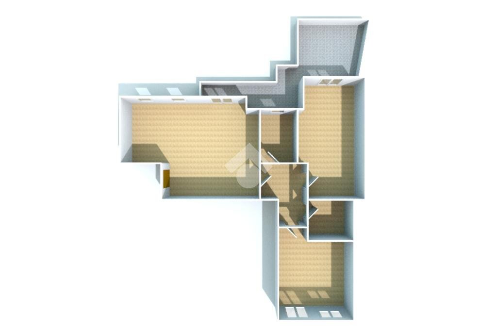 Three-room apartment Corso Alfieri, Asti - floor plans 1