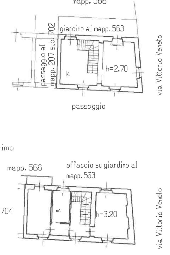 Three-room apartment via Vittorio Veneto, Settimo Milanese - floor plans 1
