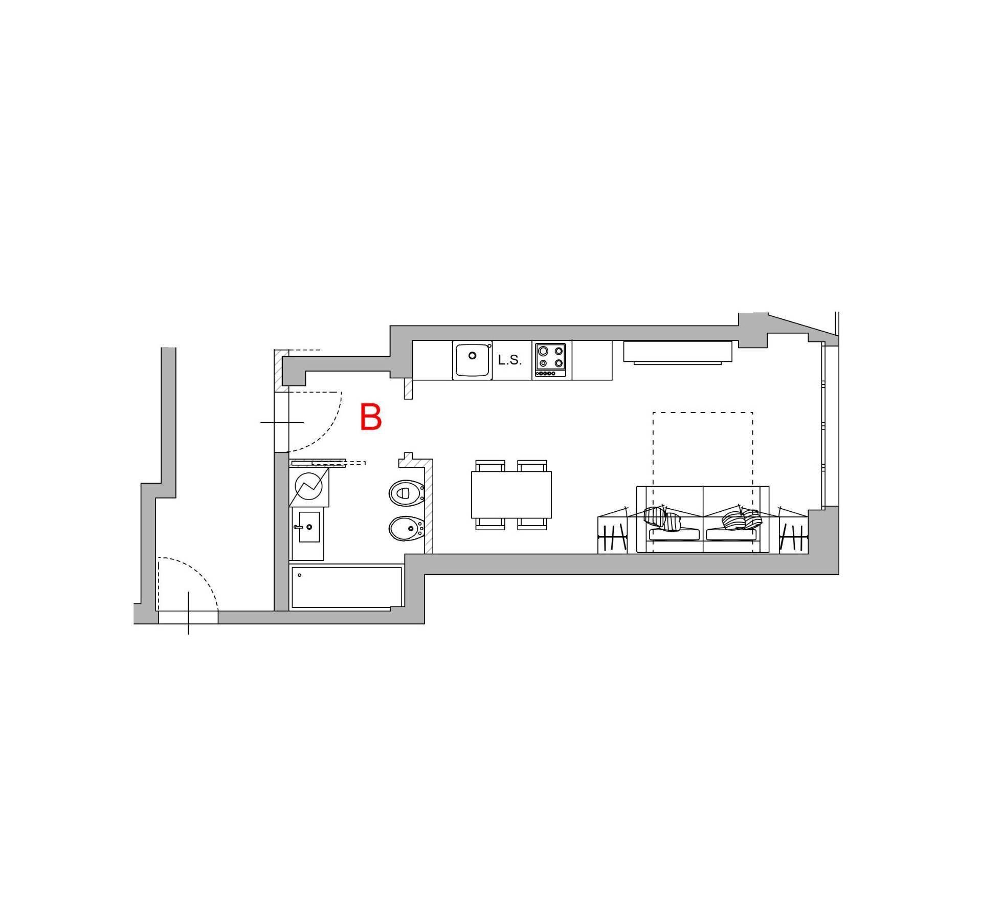 Foto 28 - One-room apartment Via Ruggero Boscovich
 
14, Milano - floor plans 1