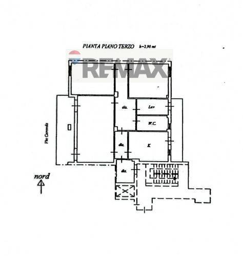 Pianta 2D - Four-room apartment Via Caronda
 
446, Catania - floor plans 1