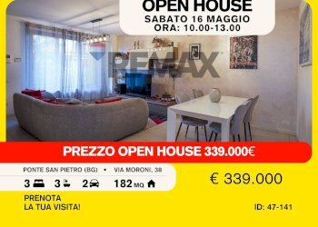 Sala da pranzo - Villa a Schiera Via Moroni
 
38, Ponte San Pietro - foto 1