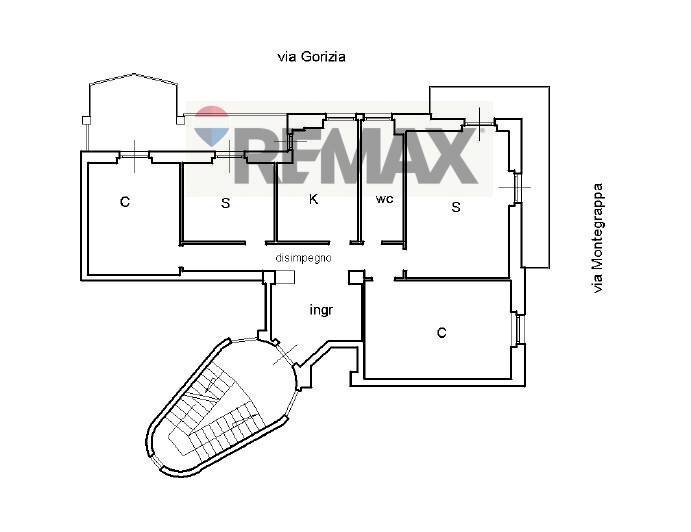 Pianta 2D - Appartamento Via Gorizia
 
43, Foggia - planimetria 1