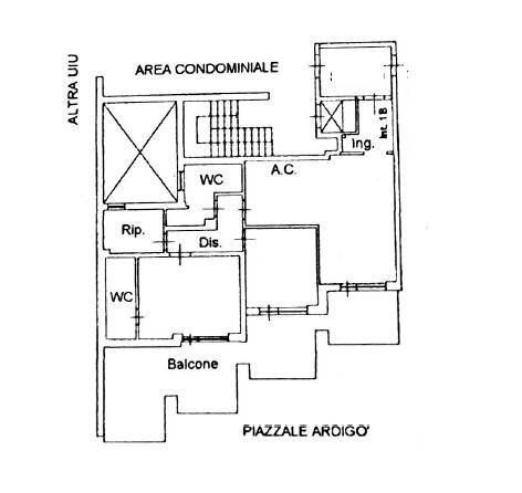Foto 28 - Three-room apartment Piazzale Roberto Ardigo', Roma - floor plans 1