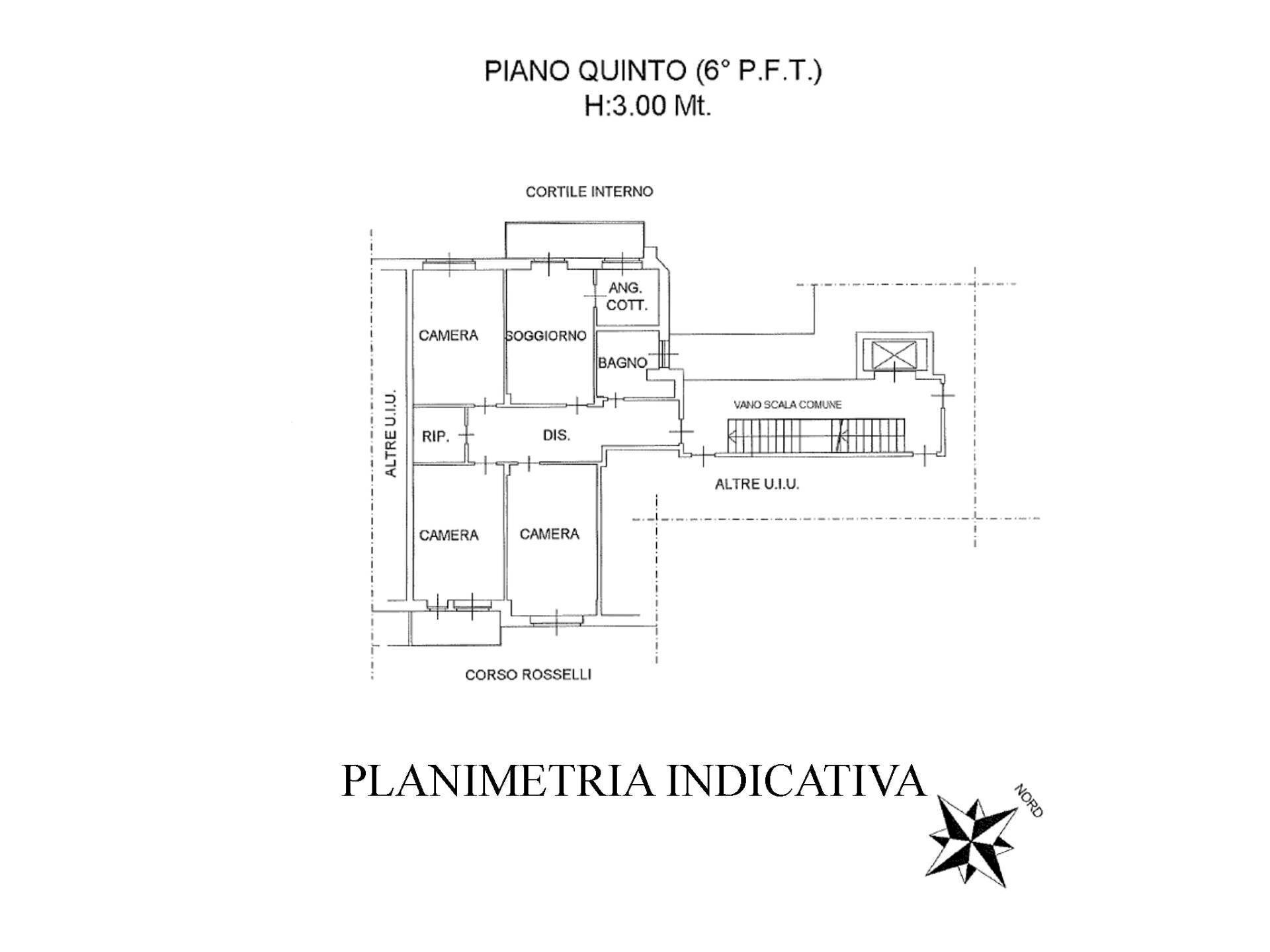 Foto 26 - Apartment Corso Carlo E Nello Rosselli, Torino - floor plans 1
