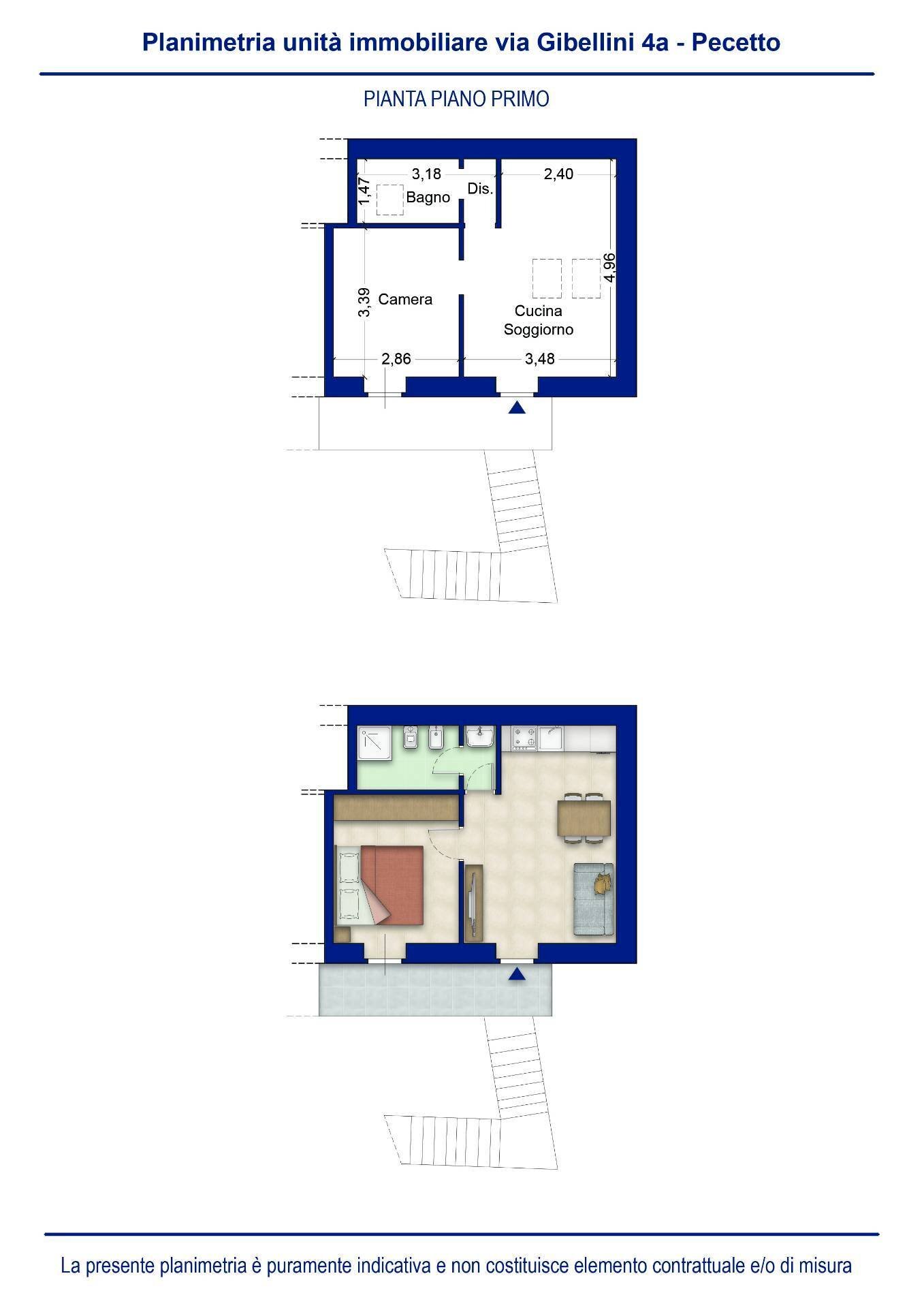 Foto 21 - Two-room apartment Via Gibellini
 
4/a, Pecetto Torinese - floor plans 1